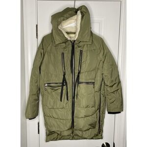 Orolay Women's Thickened Down‎ Puffer Hooded Coat Olive Green Size XXS *read*